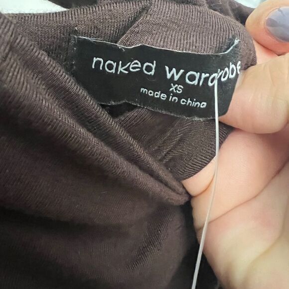 Naked Wardrobe Leggings Brown - Picture 3 of 6